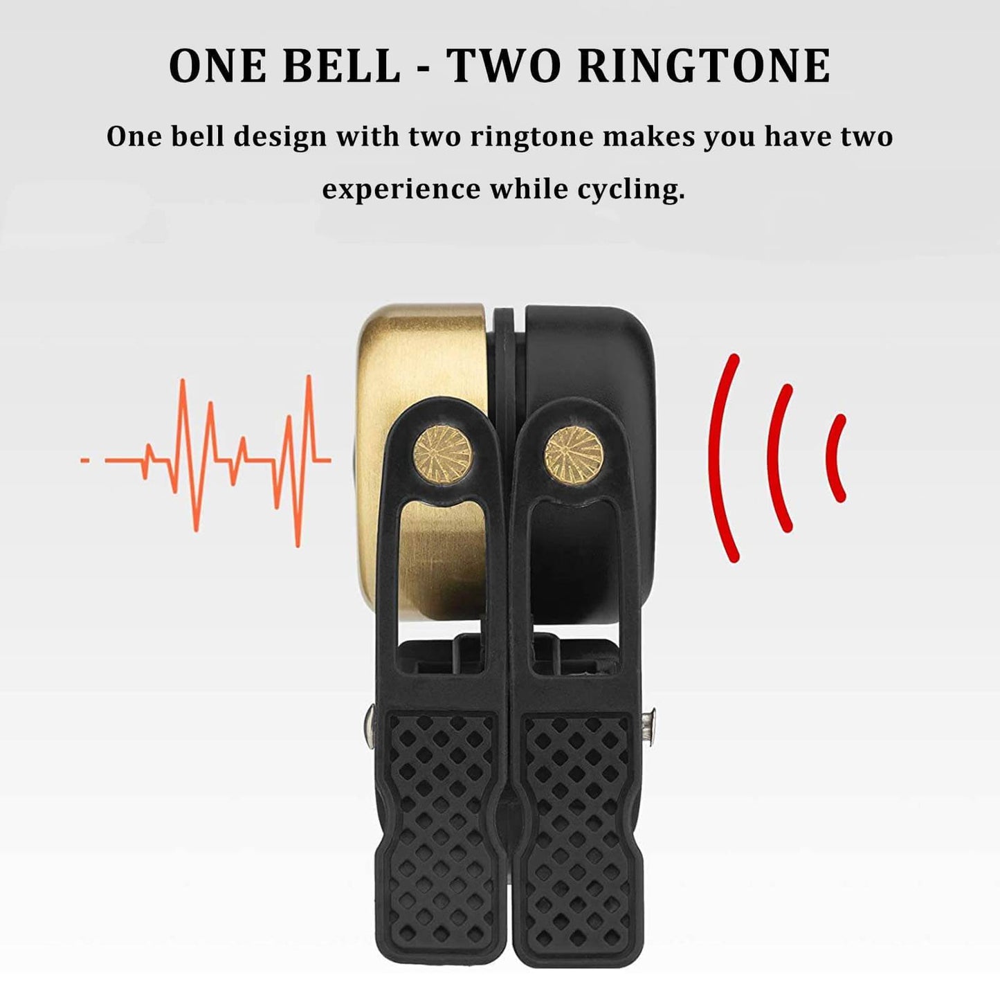 Klassinen messinkinen polkupyörän kello Mini polkupyörän kellot 1-2 Soittoääni ROCKBROS