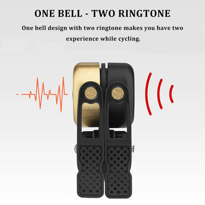Klassinen messinkinen polkupyörän kello Mini polkupyörän kellot 1-2 Soittoääni ROCKBROS