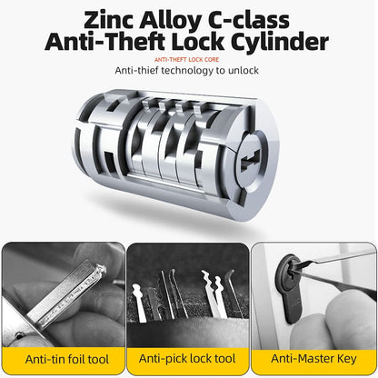 ROCKBROS-metalliseos U-lukko polkupyöriin ja moottoripyöriin