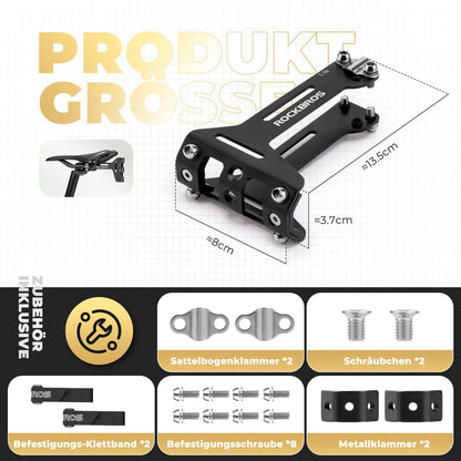 Polkupyörän pullotelineen sovitin alumiininen säädettävä kiinnitys ROCKBROS