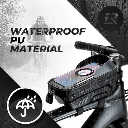 Polkupyörän puhelinlaukku, puhelinpidike, kosketusnäytöllä yhteensopiva, 6,7 tuumaa, ROCKBROS