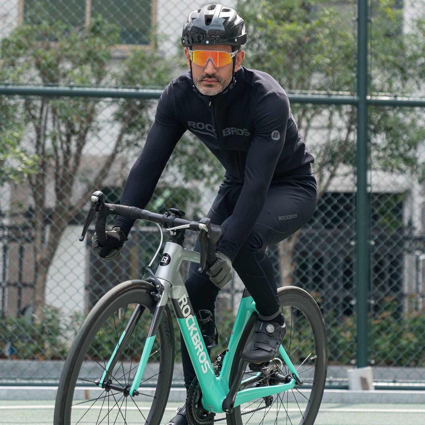 Talvipyöräilytakki, tuulenpitävä pyöräilyvaatetus, sporttinen, ROCKBROS