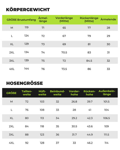 Pyöräilytakki ja -housut Talvipyöräilyasu kirkkaanvihreä ROCKBROS