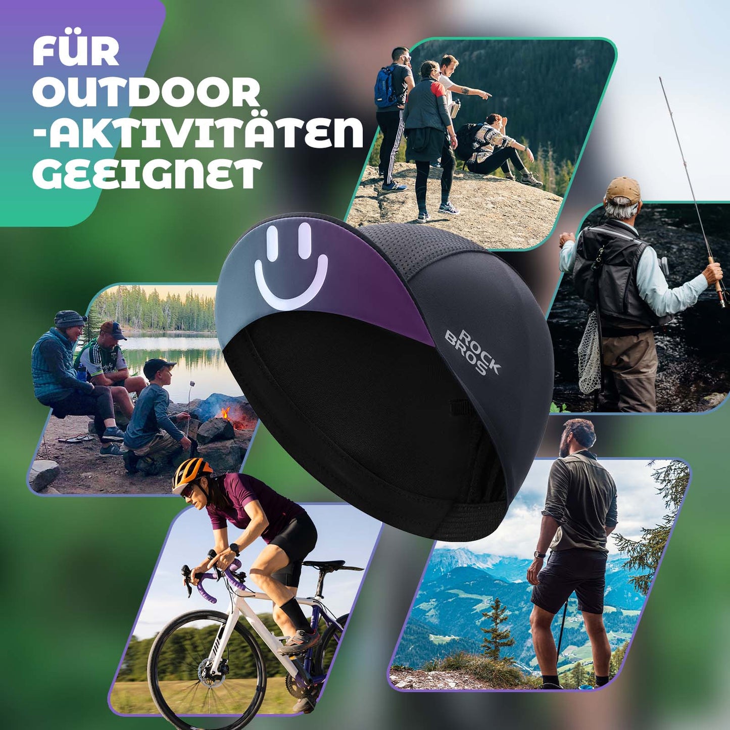 Kesäinen pyöräilypipo, hikoilua estävä, kevyt pyöräilypipo, unisex, ROCKBROS