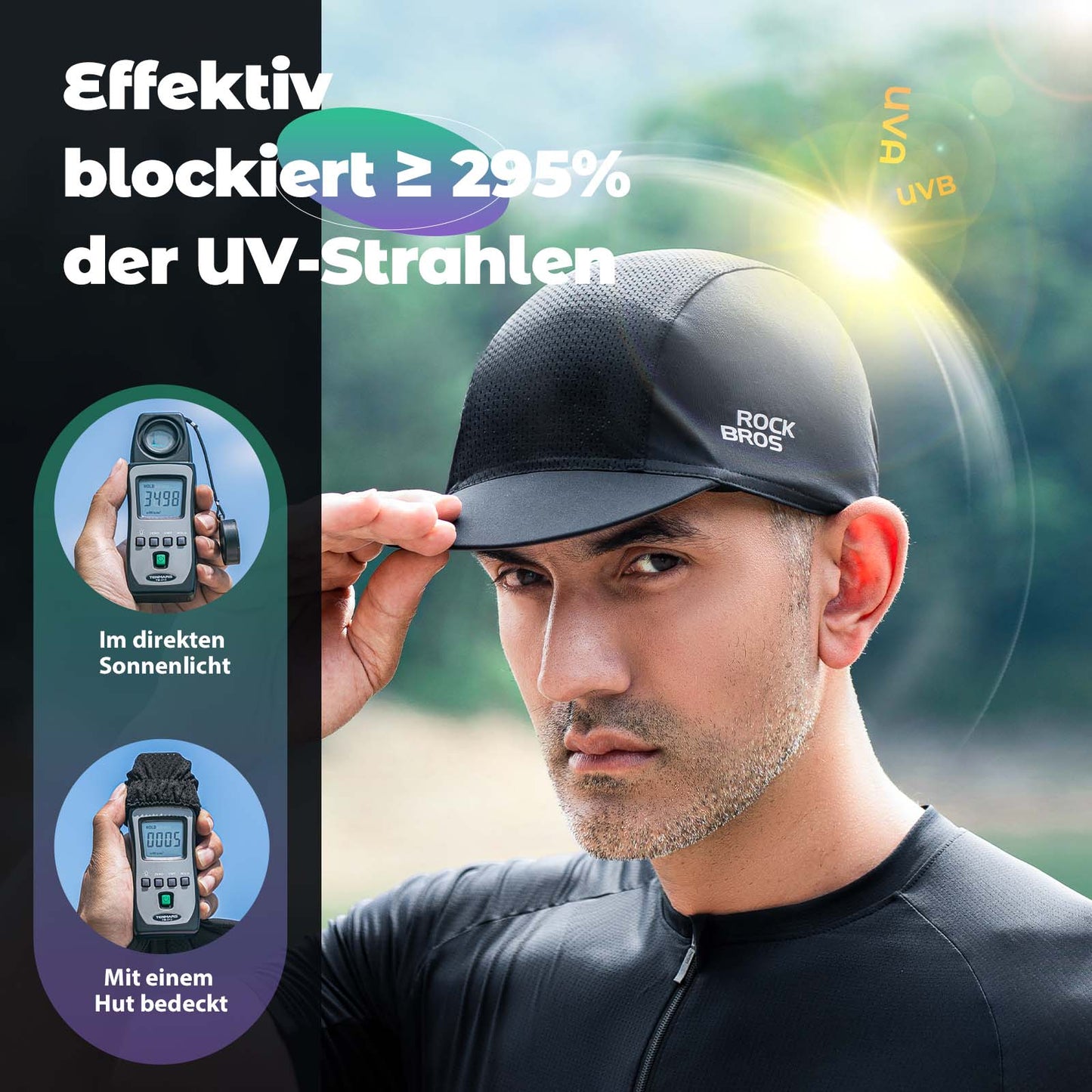 Kesäinen pyöräilypipo, hikoilua estävä, kevyt pyöräilypipo, unisex, ROCKBROS