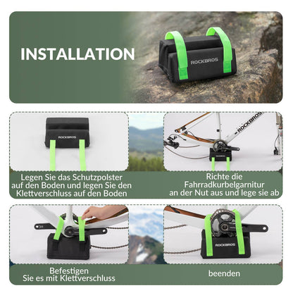 Polkupyörän eturatassetti, suojapehmusteet, polkupyörätarvikkeet, yleismalli ROCKBROS