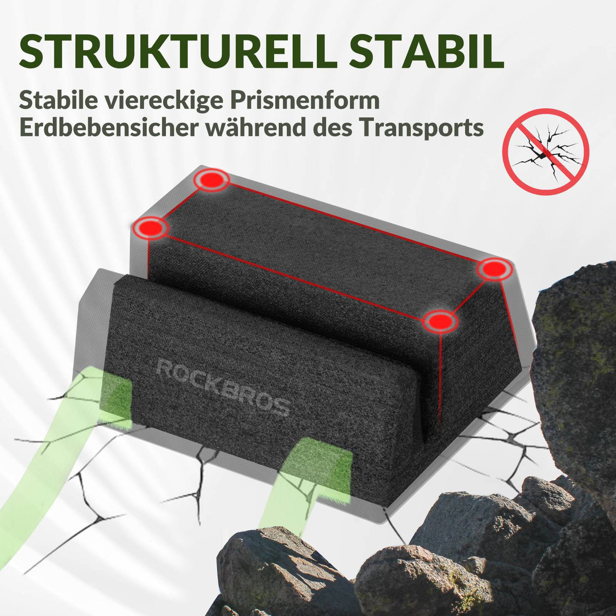 Polkupyörän eturatassetti, suojapehmusteet, polkupyörätarvikkeet, yleismalli ROCKBROS