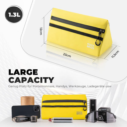 Polkupyörän ohjaustankolaukku, polkupyörälaukku, polkupyöräkori, 6 väriä, noin 1,3 l, ROCKBROS