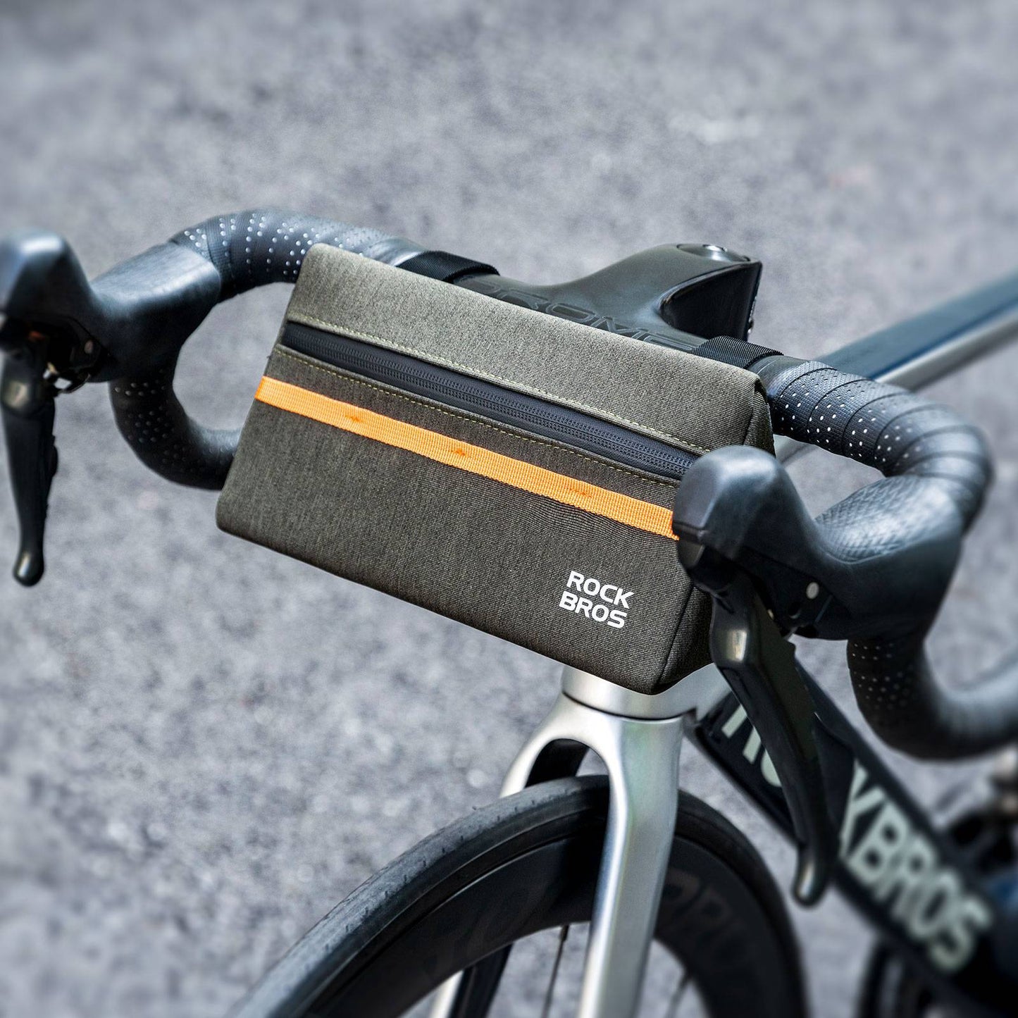 Polkupyörän ohjaustankolaukku, polkupyörälaukku, polkupyöräkori, 6 väriä, noin 1,3 l, ROCKBROS