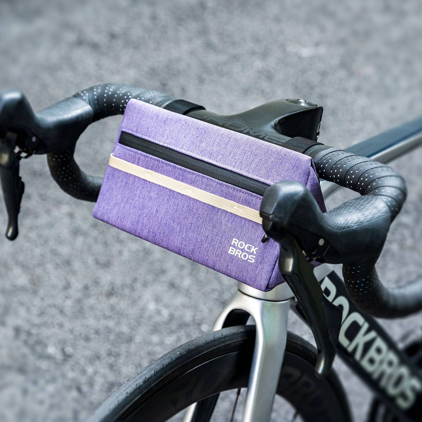 Polkupyörän ohjaustankolaukku, polkupyörälaukku, polkupyöräkori, 6 väriä, noin 1,3 l, ROCKBROS