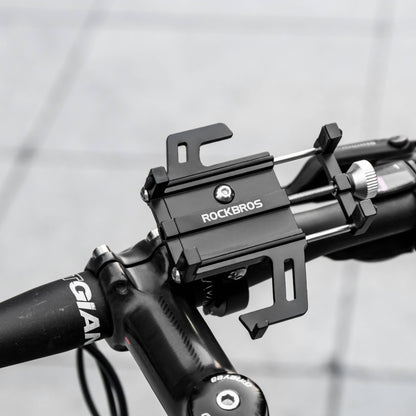 Polkupyörän/moottoripyörän puhelinteline 360° kääntyvällä pidikkeellä ROCKBROS