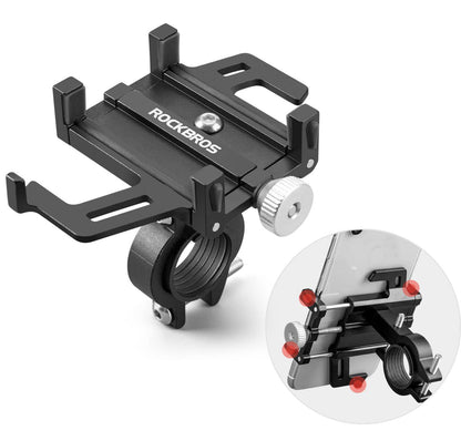 Polkupyörän/moottoripyörän puhelinteline 360° kääntyvällä pidikkeellä ROCKBROS