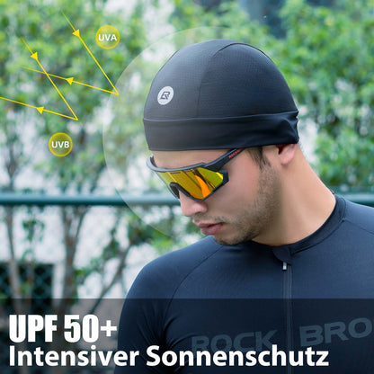 Kesäinen pyöräilylippis, UV-suojalla varustettu juoksuliivi, miesten, 50-64 cm, ROCKBROS