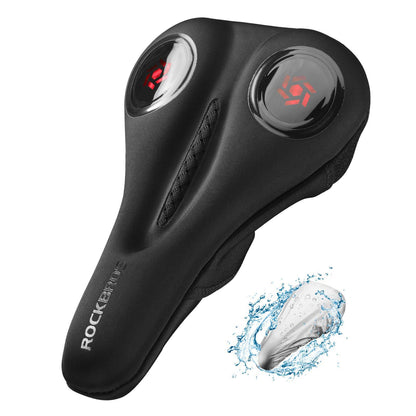 Polkupyörän satulansuoja geelisatulasuoja musta ROCKBROS