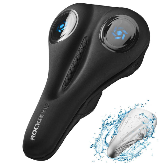 Polkupyörän satulansuoja geelisatulasuoja musta ROCKBROS