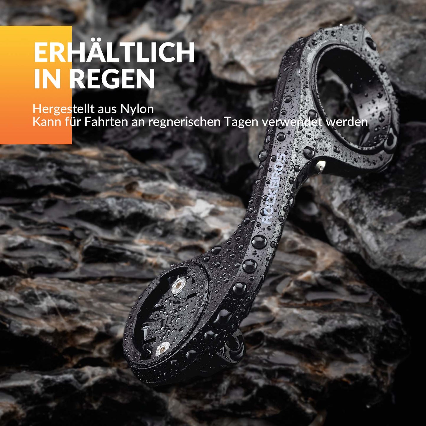 Garmin/iGPSPORT-yhteensopiva pyörätietokoneen pidike ohjaustankoon, jonka halkaisija on 32–35 mm ROCKBROS