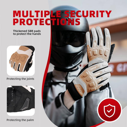 Miesten pyöräilyhanskat, talvi/syksy, maastopyöräilyyn, iskunvaimentavat hanskat, ROCKBROS