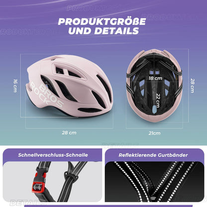 ROCKBROS pyöräkypärä 58-62cm Säädettävä citykypärä Tuuletus Unisex