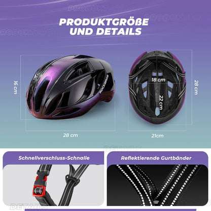 ROCKBROS pyöräkypärä 58-62cm Säädettävä citykypärä Tuuletus Unisex