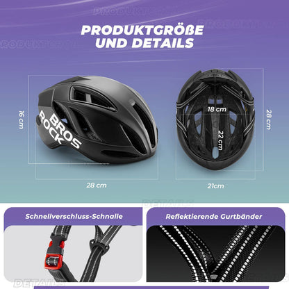 ROCKBROS pyöräkypärä 58-62cm Säädettävä citykypärä Tuuletus Unisex
