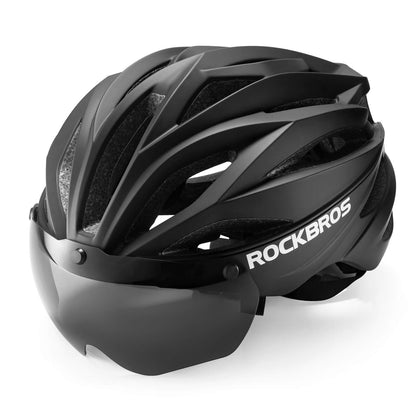ROCKBROS pyöräkypärä Magneettinen irrotettava MTB-kypärä visiirillä