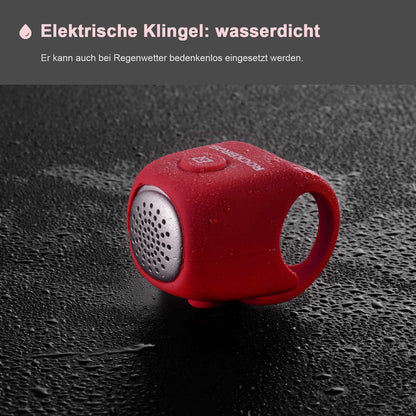 Elektroninen polkupyörän soittokello, IPX4-vedenpitävä, ROCKBROS