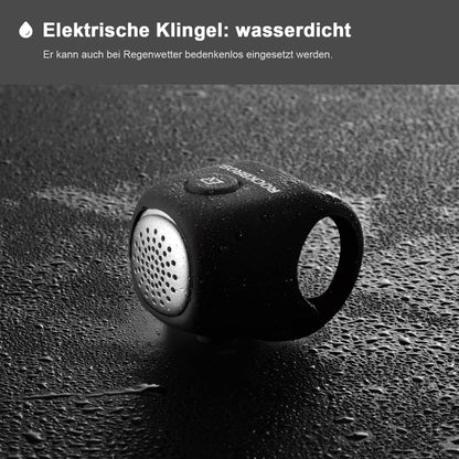 Elektroninen polkupyörän soittokello, IPX4-vedenpitävä, ROCKBROS