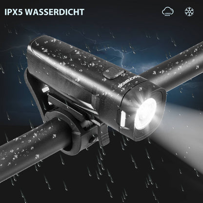 Polkupyörän valosarja, polkupyörän lamppu, sisältää taka- ja etuvalon, ROCKBROS