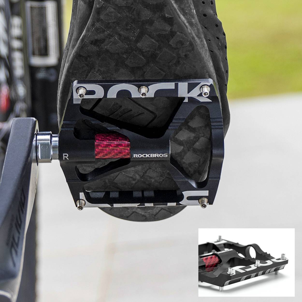 9/16 tuuman alumiiniset maastopyörän polkimet suljetuilla laakereilla ROCKBROS