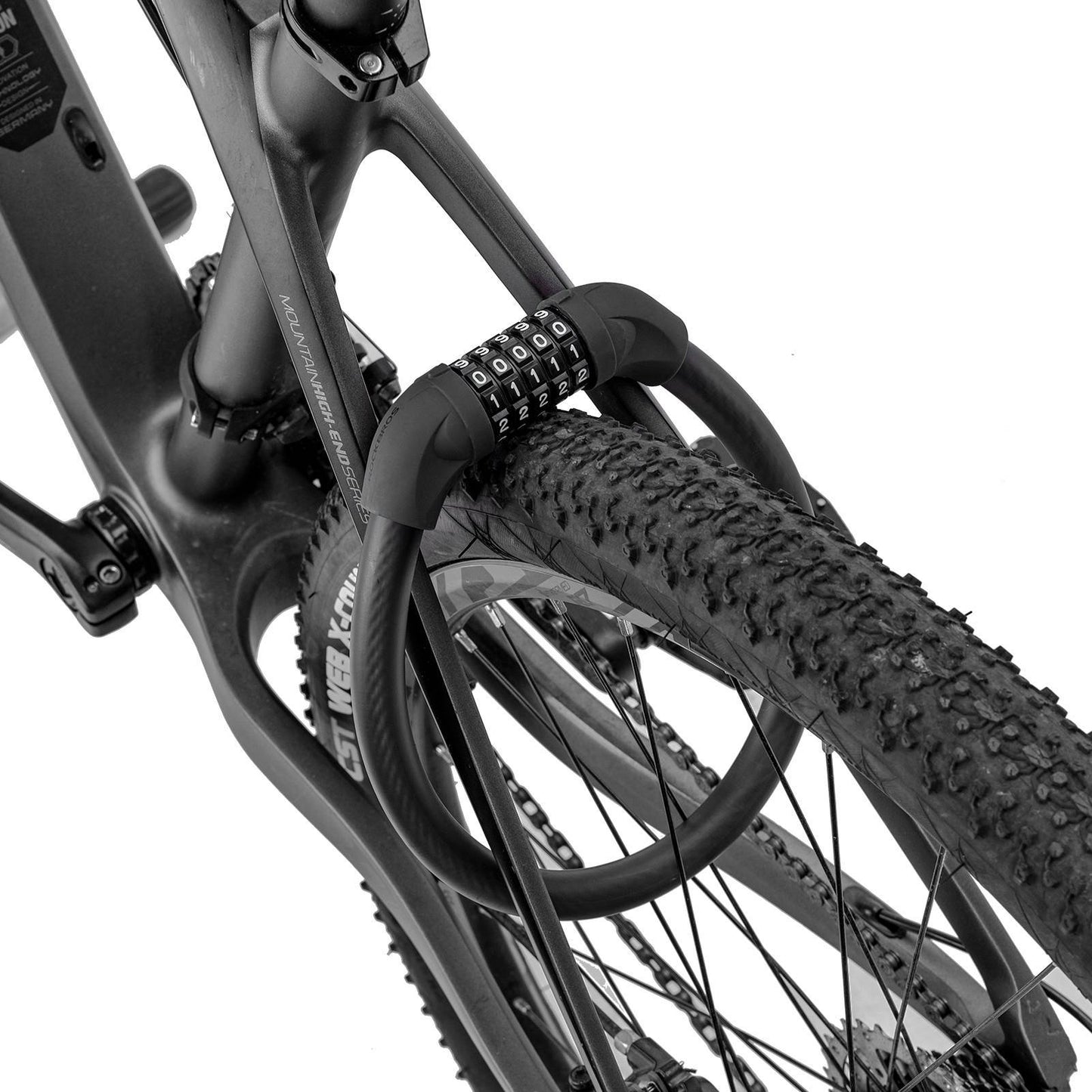 5-numeroinen vaijerilukko polkupyörään ROCKBROS