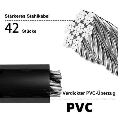 5-numeroinen vaijerilukko polkupyörään ROCKBROS