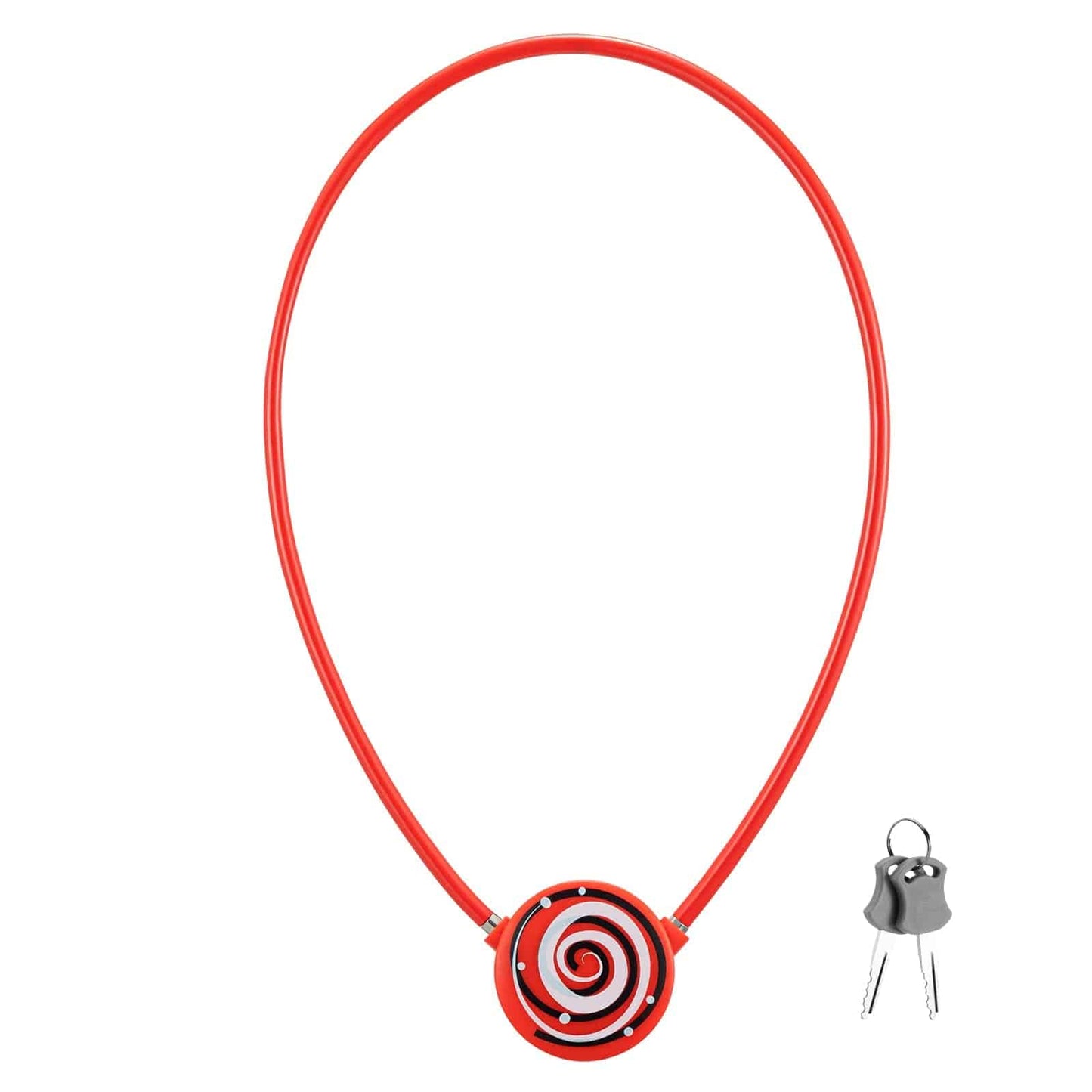 Lasten polkupyörän lukko 69 cm, 2 avainta, ROCKBROS