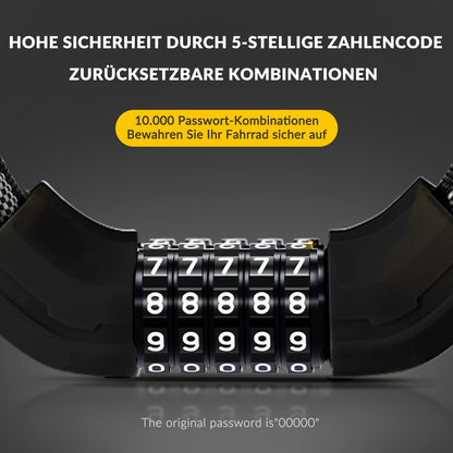 Polkupyörän lukon yhdistelmälukko 19 mm paksu ROCKBROS