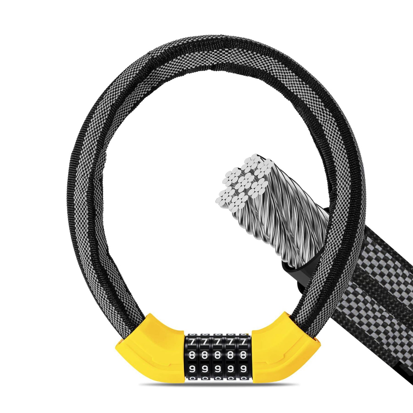 Polkupyörän lukon yhdistelmälukko 19 mm paksu ROCKBROS