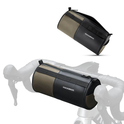 ROCKBROS sylinterimäinen ohjaustankolaukku, 1,7 l, olkahihnalla