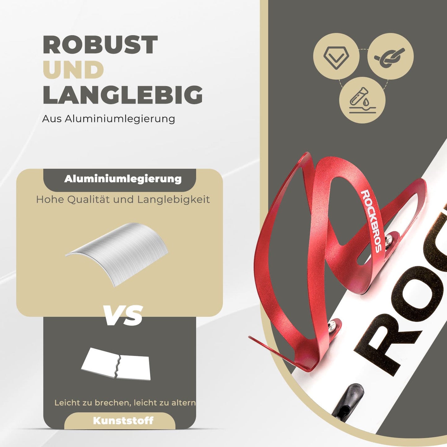 Pullopidike polkupyörän lisävaruste polkupyörän kevyt juomatelineen kiinnike ROCKBROS