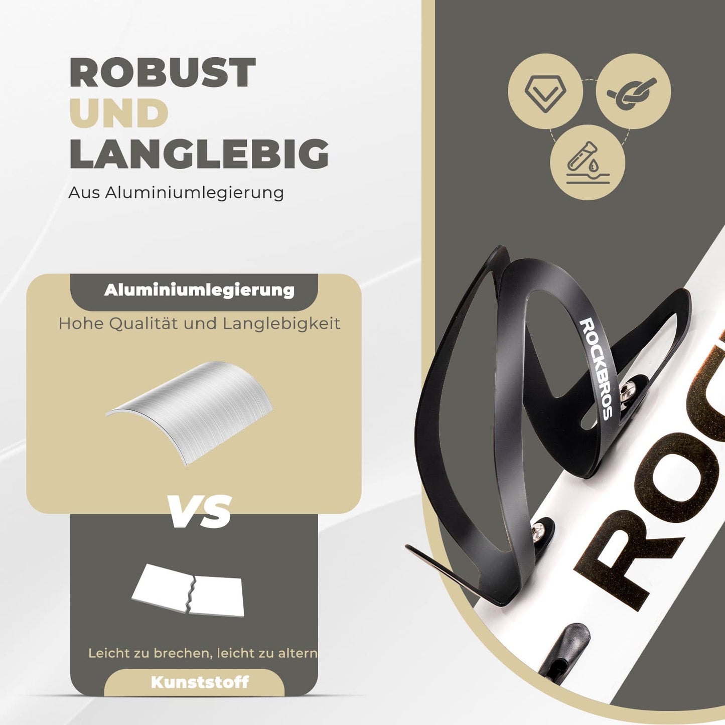 Pullopidike polkupyörän lisävaruste polkupyörän kevyt juomatelineen kiinnike ROCKBROS