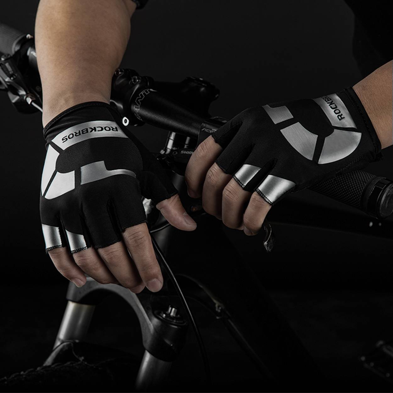Kevään ja syksyn urheiluratsastuskäsineet, liukumattomat ja heijastavat, ROCKBROS