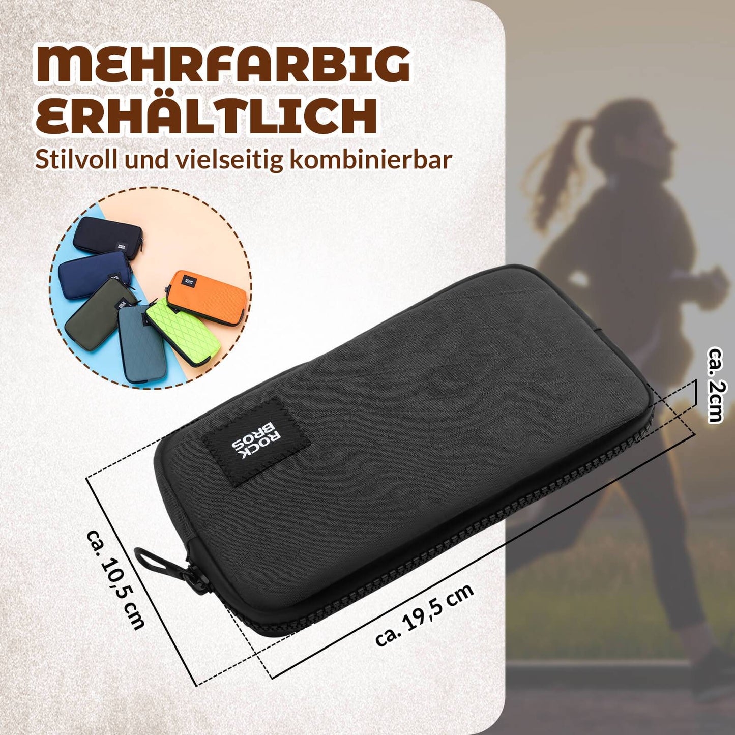 Lompakko, käsilaukku, kolikkokukkaro, puhelinkotelo luottokorteille ja avaimille, ROCKBROS