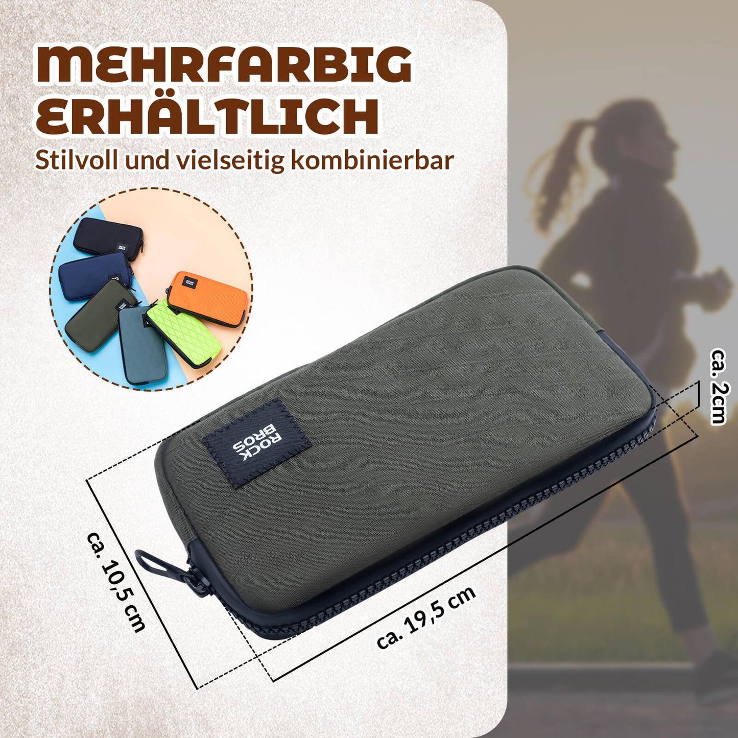 Lompakko, käsilaukku, kolikkokukkaro, puhelinkotelo luottokorteille ja avaimille, ROCKBROS