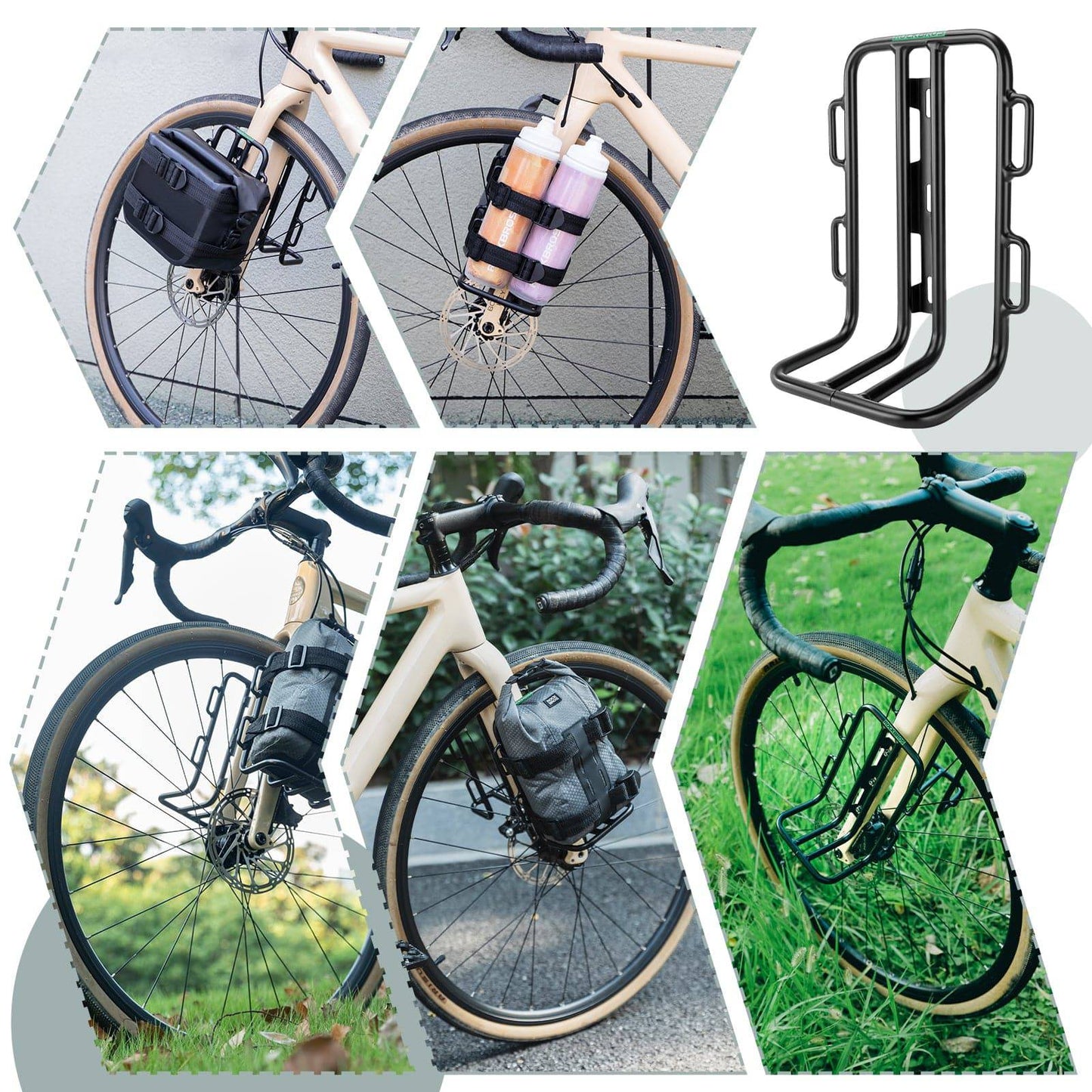 Etuhaarukan pyörätelinepussi, 2,7 l, vedenpitävä, ROCKBROS