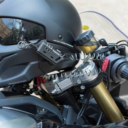 Kypärälukko 150 cm 3-numeroinen yhdistelmälukko ROCKBROS