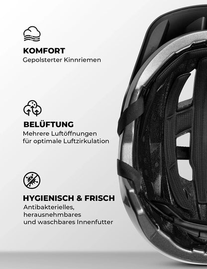 Lasten pyöräilykypärä irrotettavalla visiirillä maastopyöräilyyn, BMX-pyöräilyyn ja alamäkiajoon, ROCKBROS