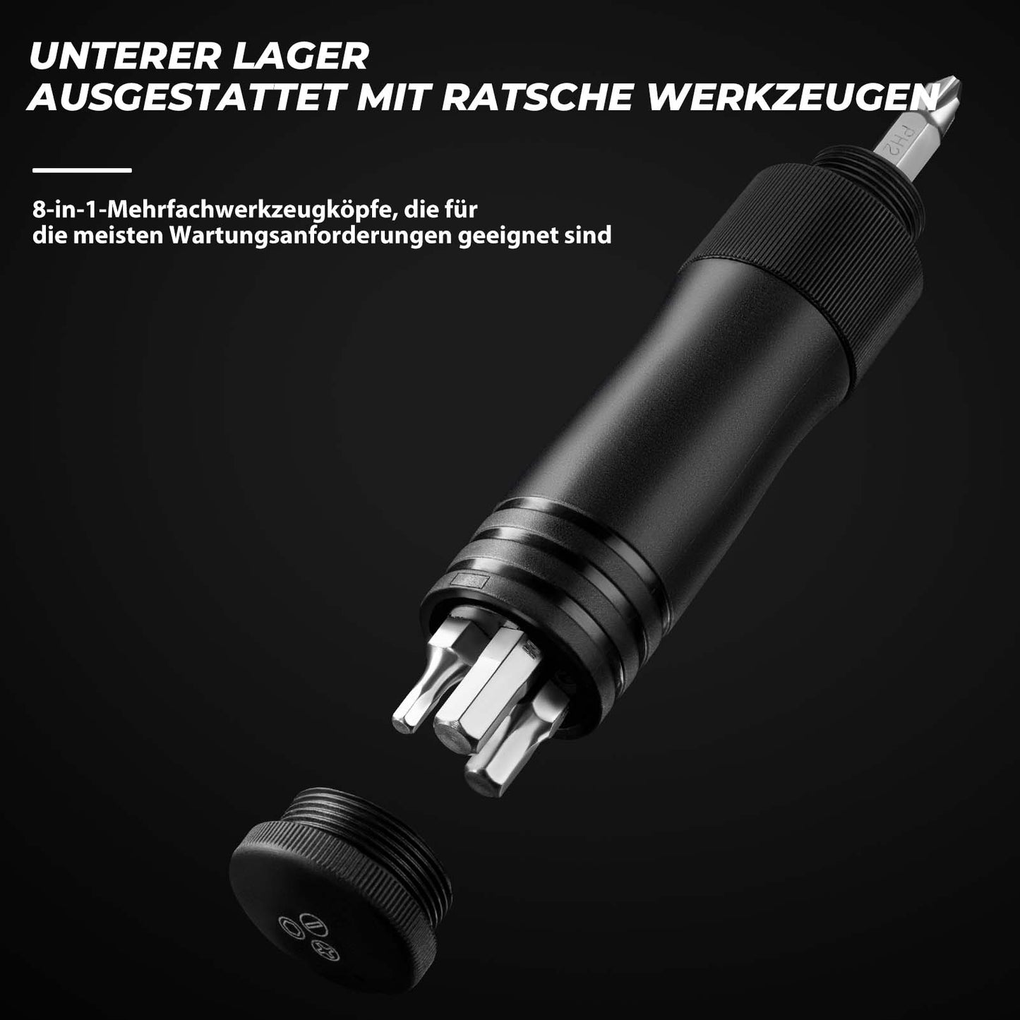 Mini polkupyörän ilmapumppu räikkäavaimella, 80 PSI, alumiinia, ROCKBROS