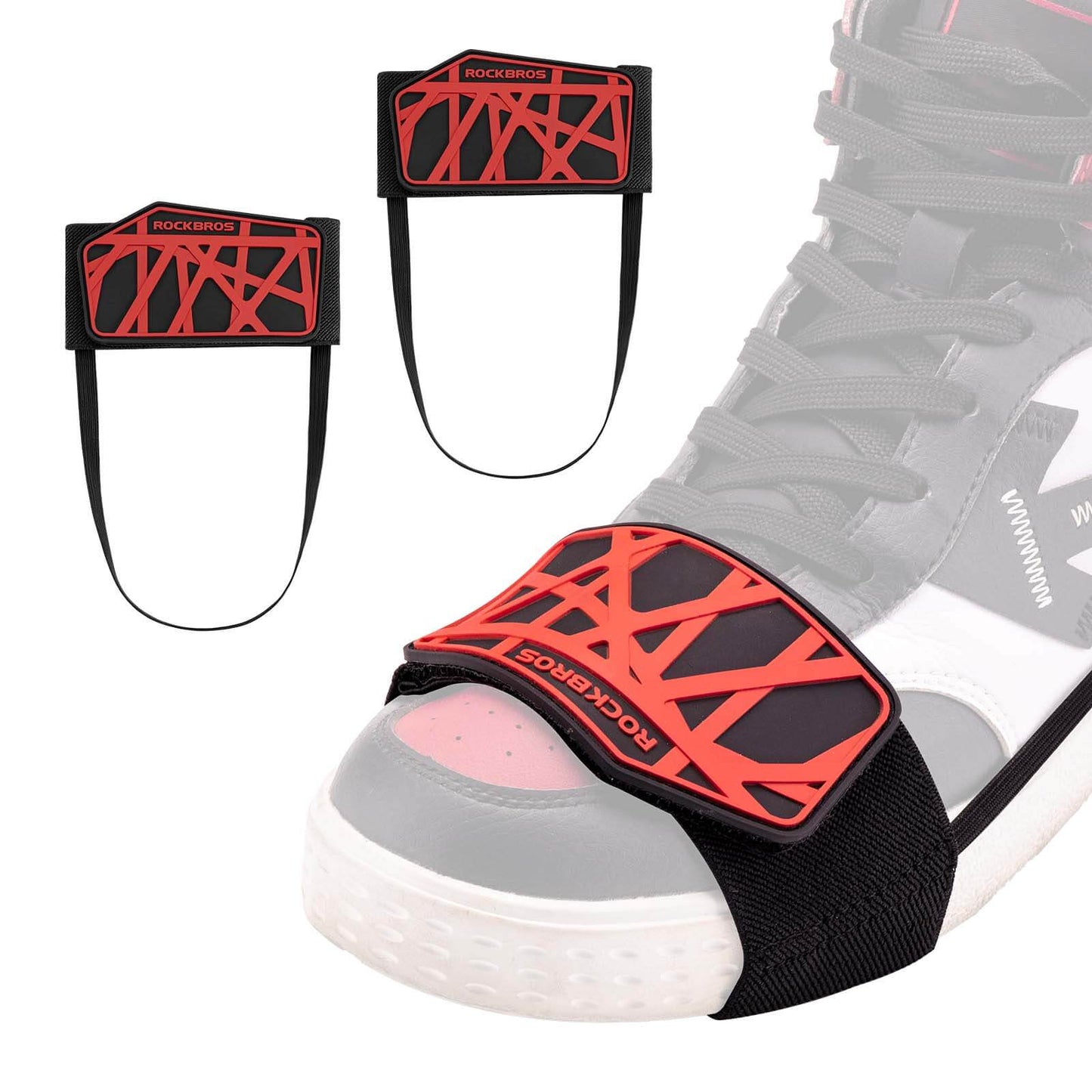 Moottoripyörän vaihteenvalitsimen tyyny, liukumaton vaihteenvalitsimen suojus, säädettävä kengänsuoja, moottoripyörän lisävaruste ROCKBROS