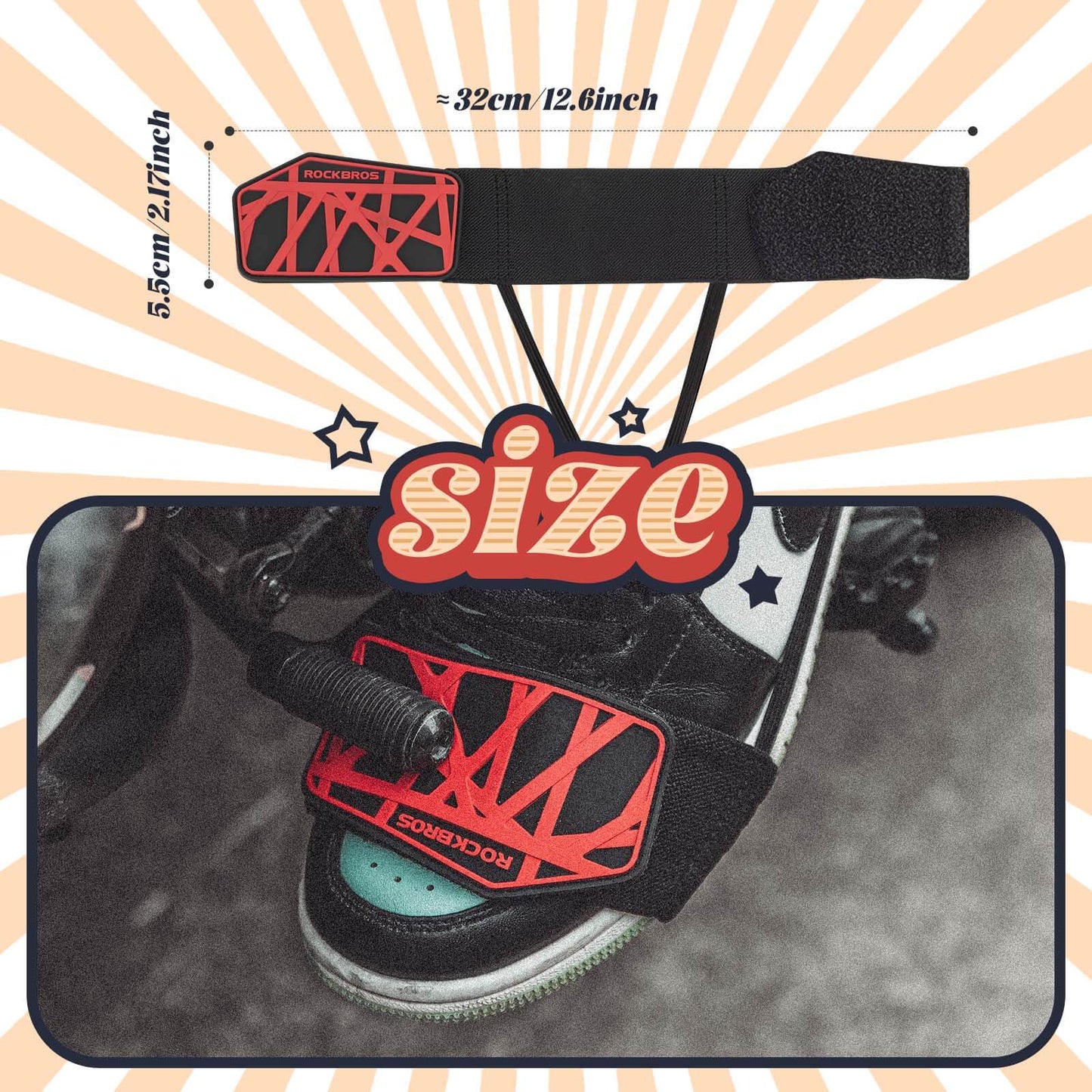 Moottoripyörän vaihteenvalitsimen tyyny, liukumaton vaihteenvalitsimen suojus, säädettävä kengänsuoja, moottoripyörän lisävaruste ROCKBROS