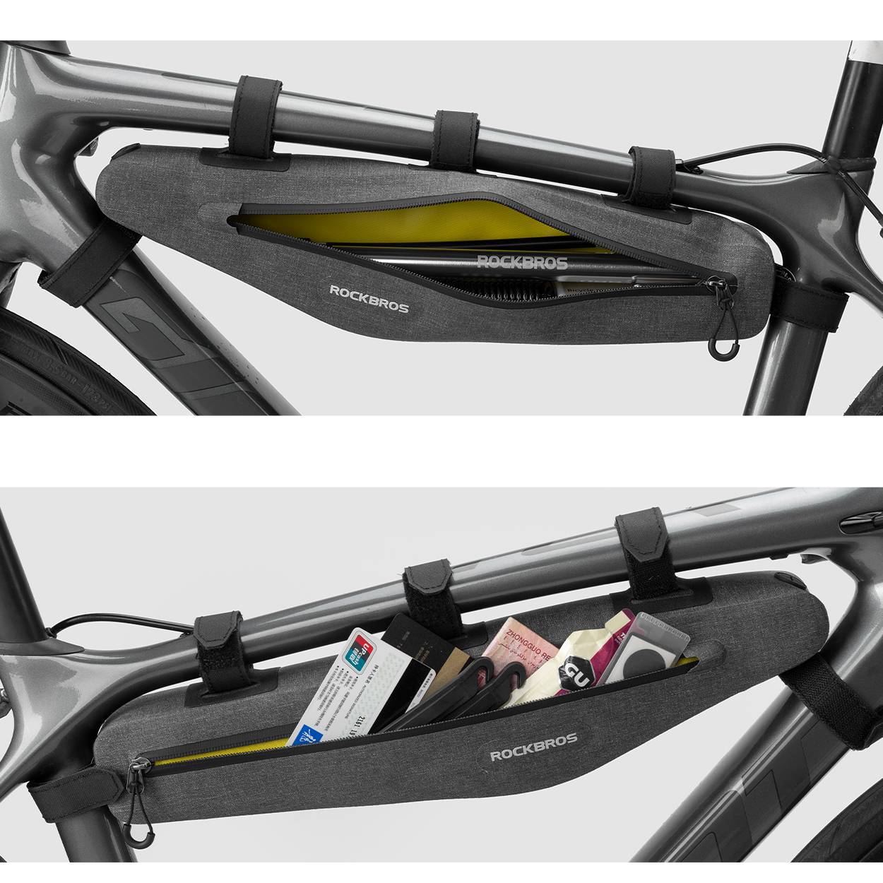 Monitoiminen polkupyörälaukku, 100 % vedenpitävä, 1,5 l, ROCKBROS