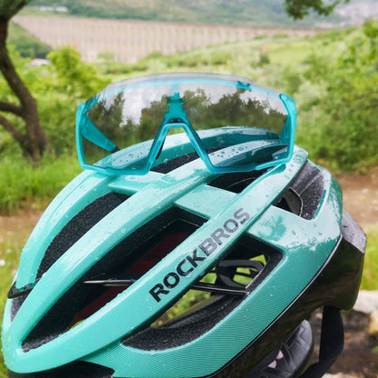 Fotokromaattiset HD-pyöräilylasit ulkoiluun, siniset, ROCKBROS