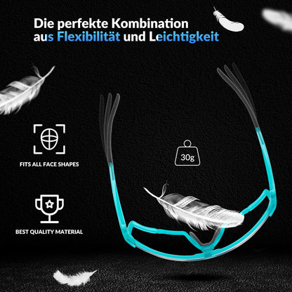 Fotokromaattiset HD-pyöräilylasit ulkoiluun, siniset, ROCKBROS