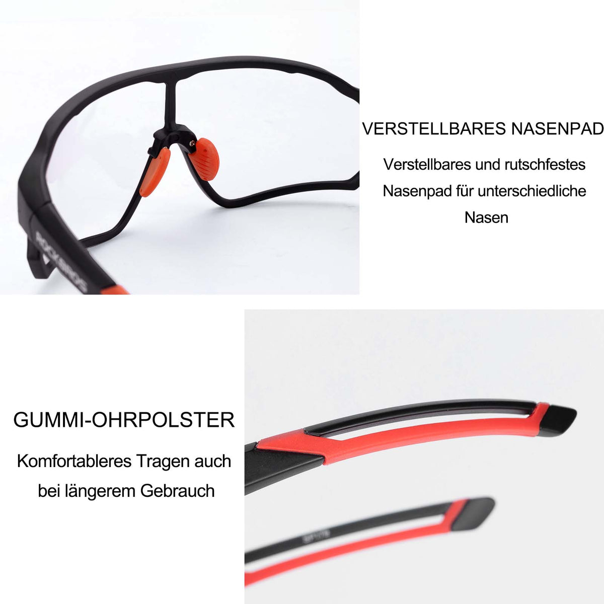 ROCKBROS Dynaaminen pyöräilylasit UV400-aurinkosuodattimella